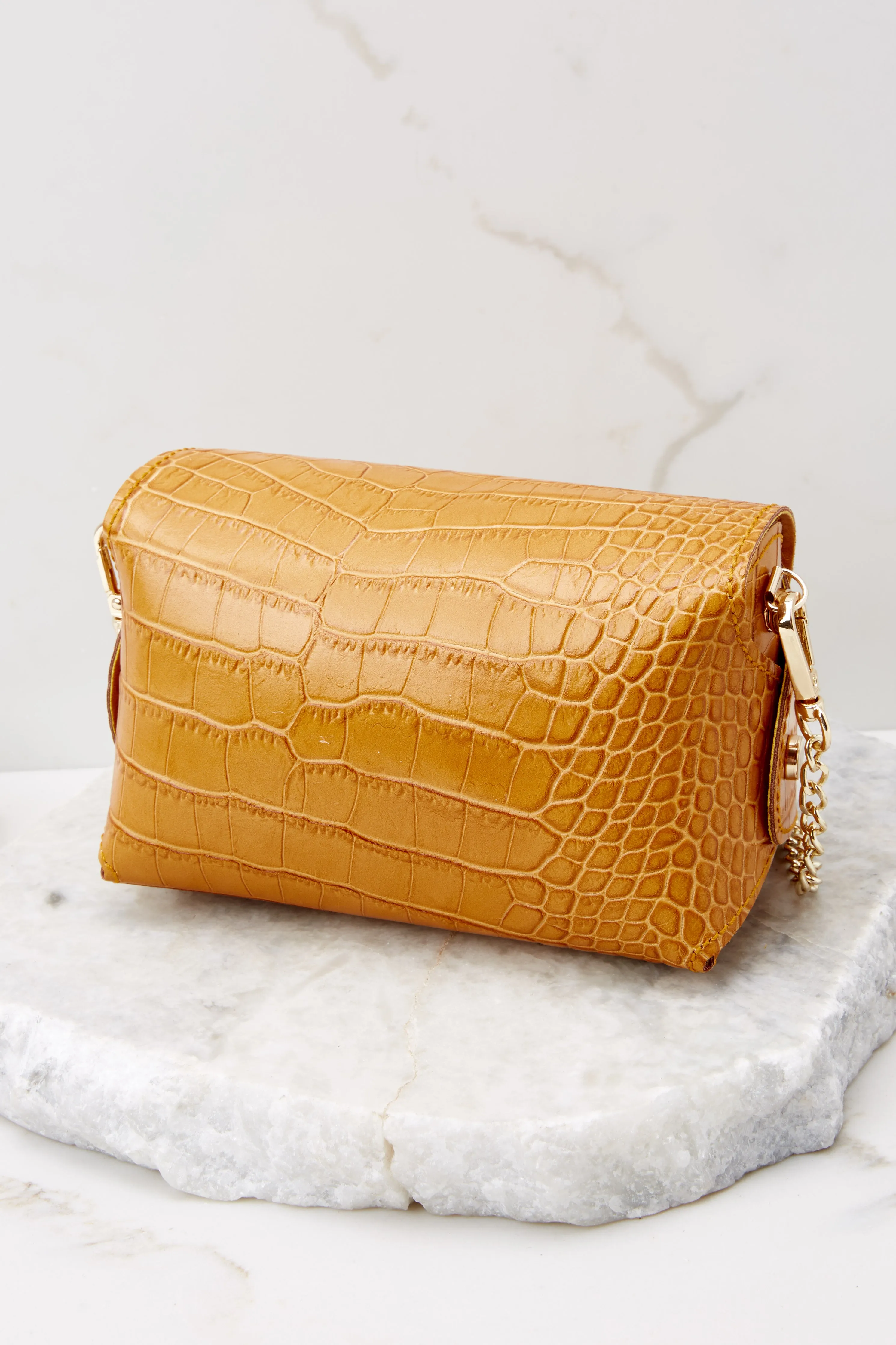The Little Details Yellow Leather Bag