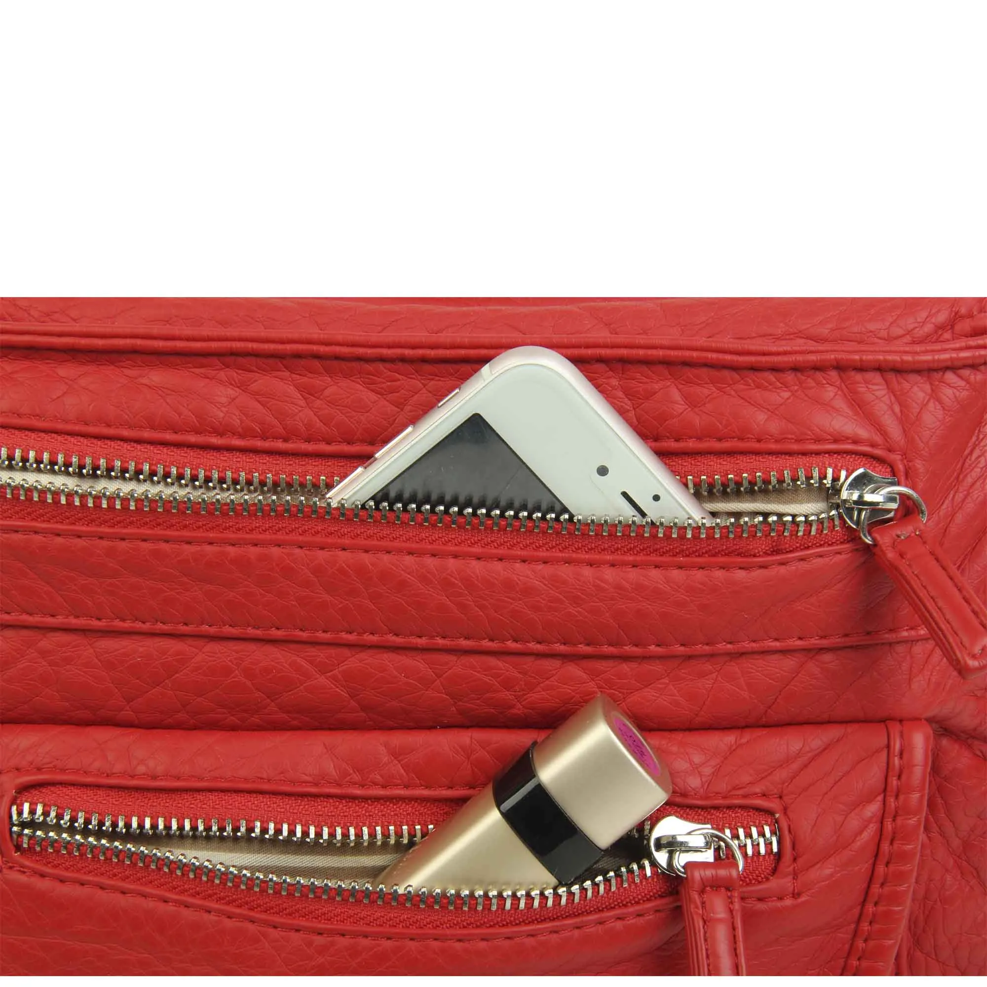 The Lorie Crossbody - Red