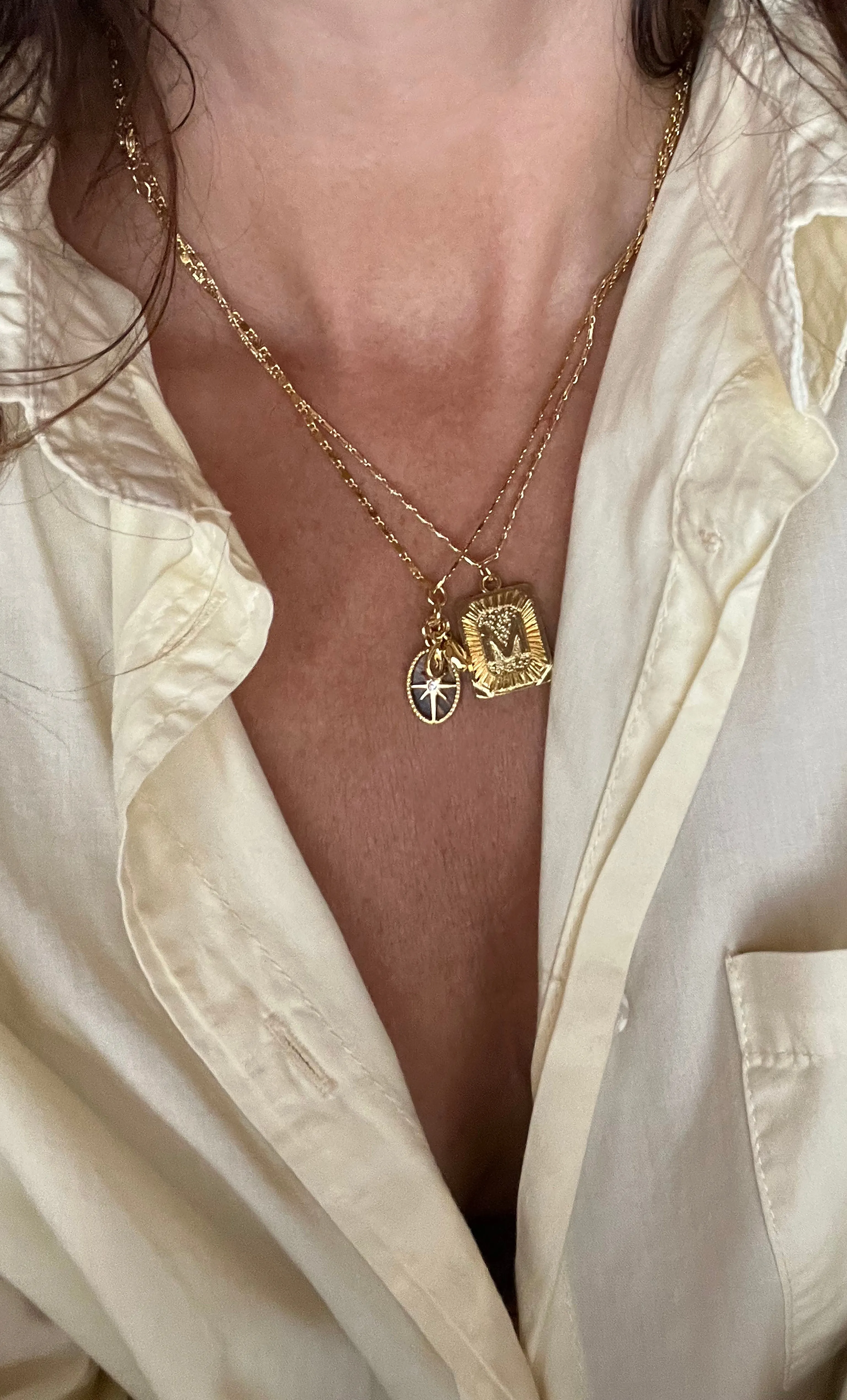 The Tunik Namesake Charm Necklace