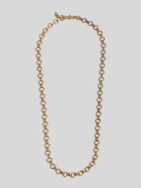 Vermeil Texture Life Saver Chain