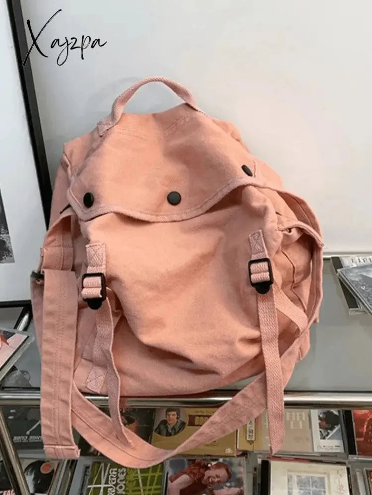 Vintage Large Capacity Crossbody Bag