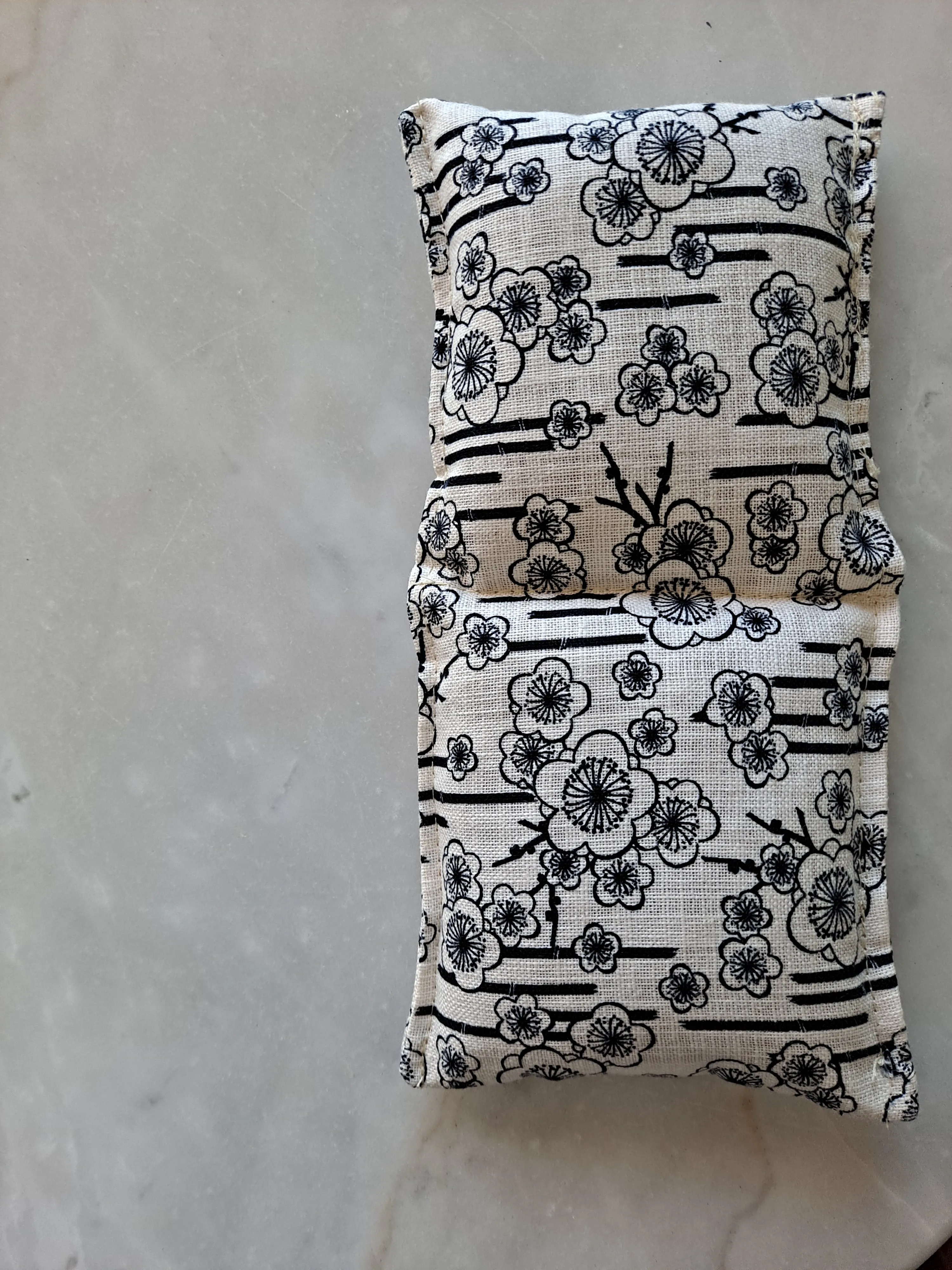 Weighted Eye Mask without Strap, Unscented Migraine Headache Eye Pillow, Yoga Nidra, Yoga Savasana