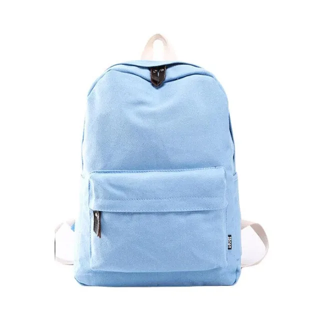 Womens Backpack Bags Rucksack Women Canvas School Bag Girl Travel School Backpack  Women Shoulder Bag mochila feminina #YW