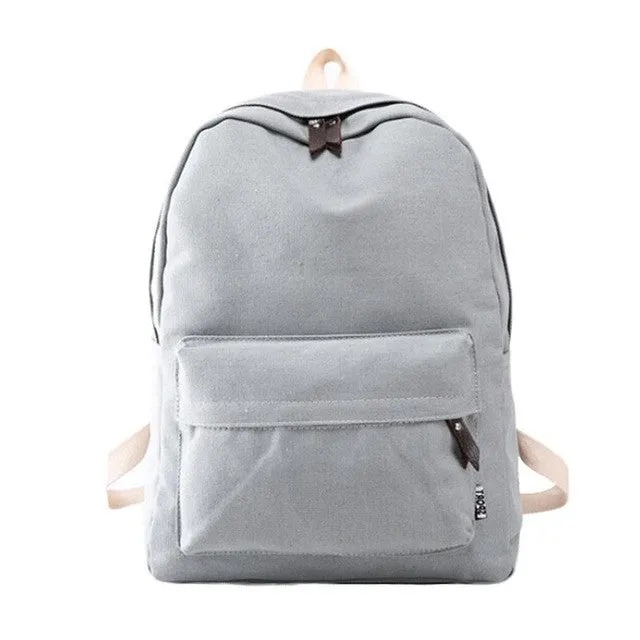 Womens Backpack Bags Rucksack Women Canvas School Bag Girl Travel School Backpack  Women Shoulder Bag mochila feminina #YW