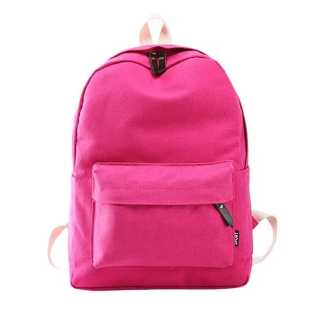 Womens Backpack Bags Rucksack Women Canvas School Bag Girl Travel School Backpack  Women Shoulder Bag mochila feminina #YW